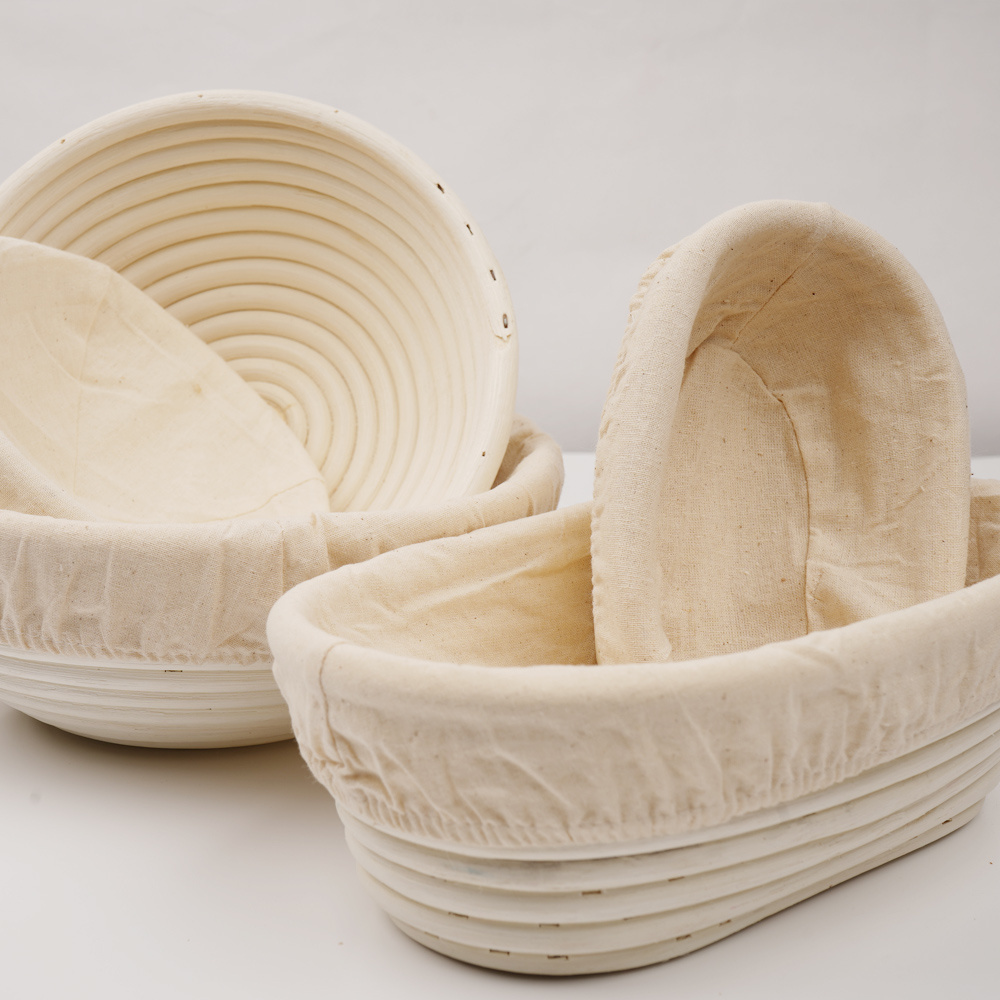 Hot Selling Natural Sourdough Bread Making Bowl Multi-size Bread Fermentation Basket