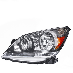 Hot-selling Front light Factory Style Crystal Headlights  For 2005-2007 Honda  Odyssey (Black/ Smoke)