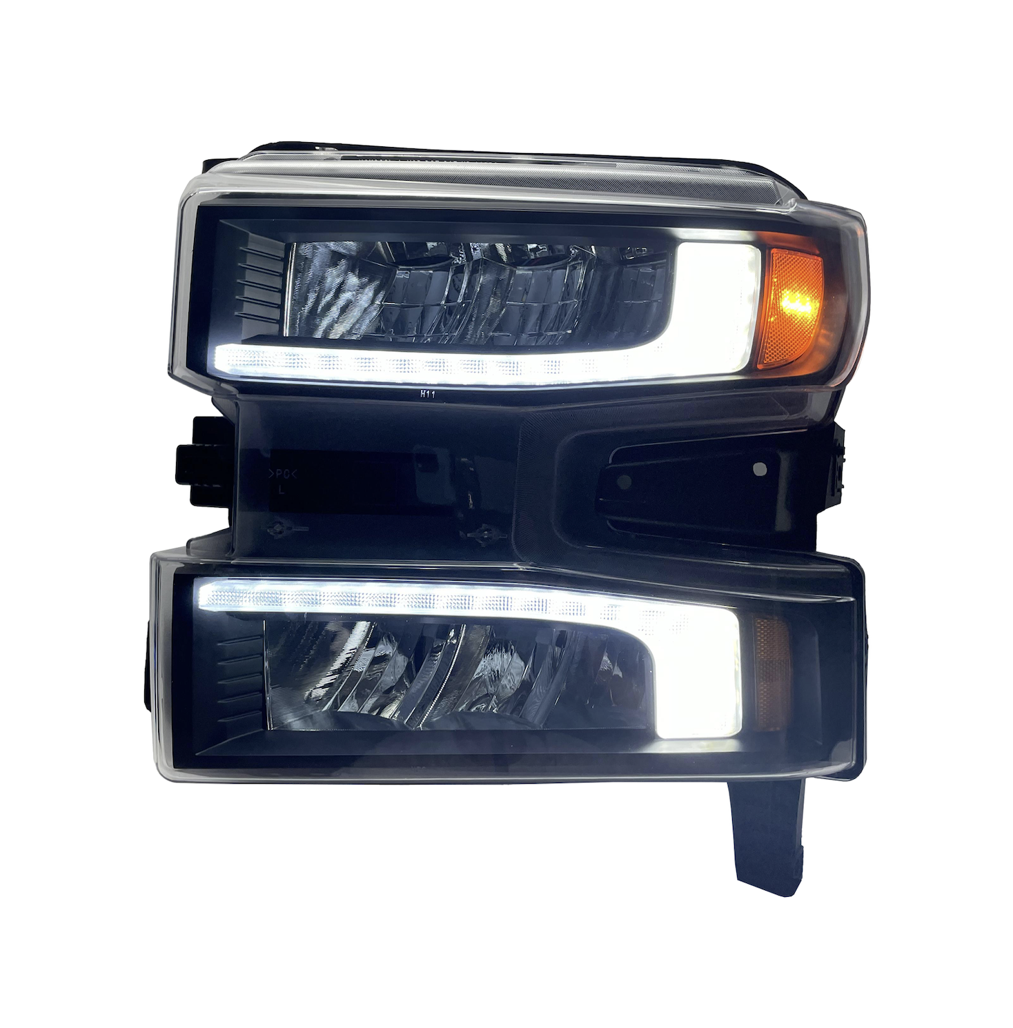 Hot-selling for High Quality  for 2019-2022 Chevy Silverado  Factory Style Headlights with DRL 1500 (Black /Clear)