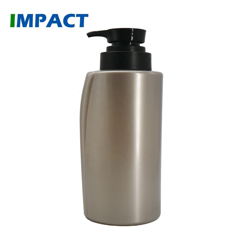 250 ml 500 ml 1000 ml PET Black Grey Plastic Shampoo Bottles Design