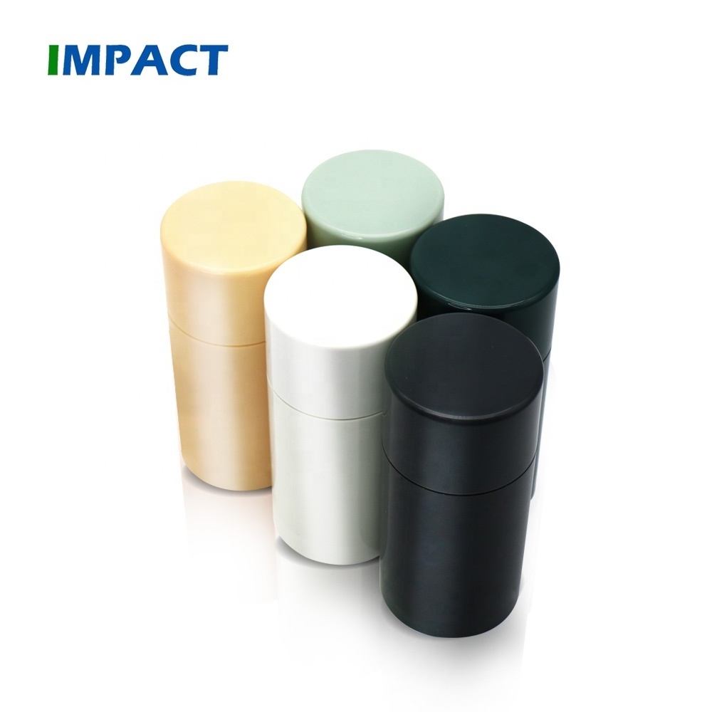 Custom Color ABS PP PCR Empty Sustainable 30g 50g 75g Yellow Deodorant Stick Container Packaging