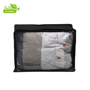 Clear packaging blanket bedsheets pvc pillow bag