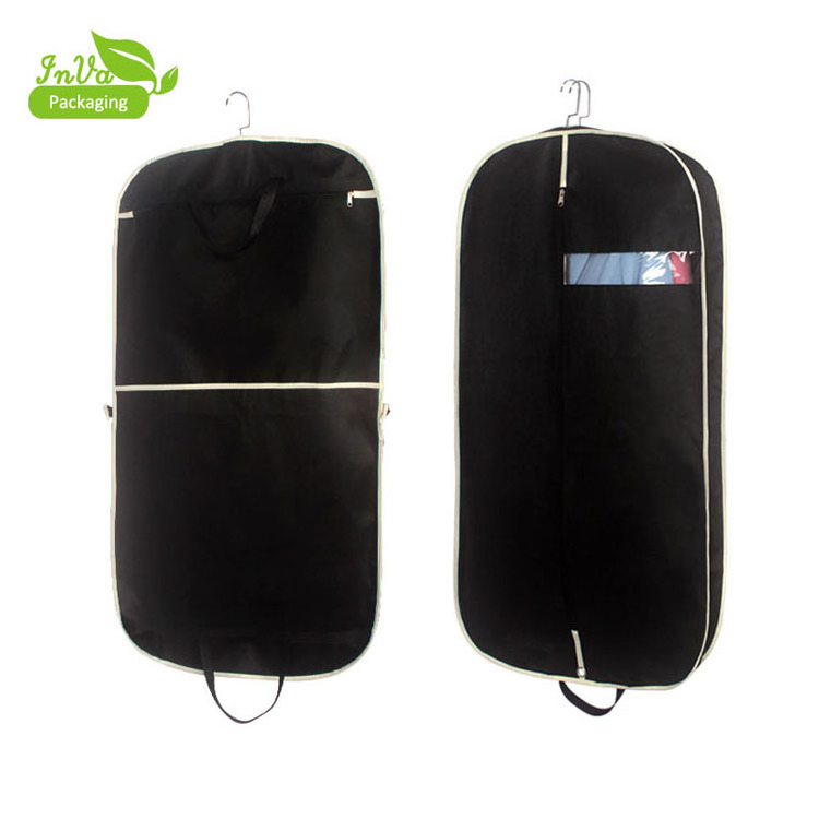 Custom Wholesale Breathable Zipped Suit Cover Garment Bags For Clothing bag suit