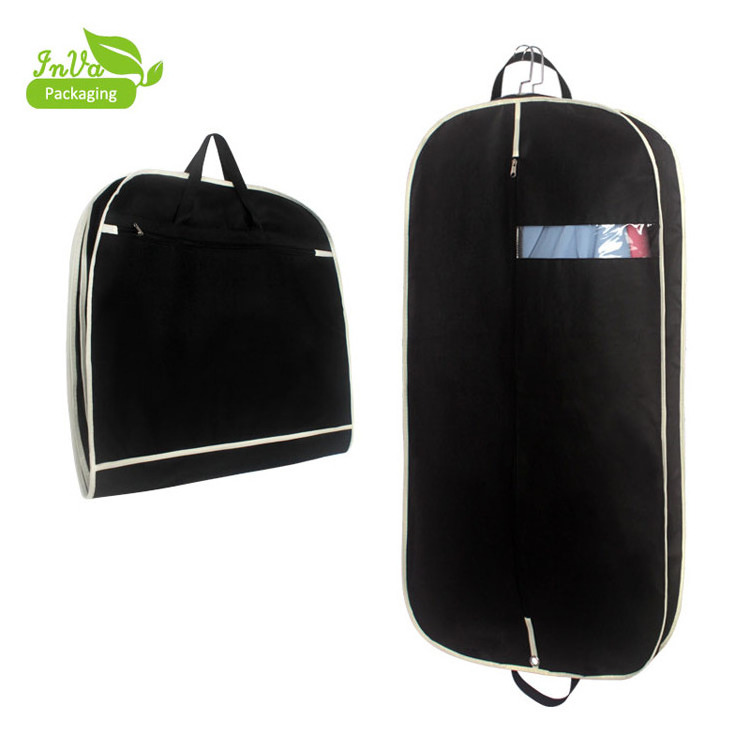 Custom Wholesale Breathable Zipped Suit Cover Garment Bags For Clothing bag suit