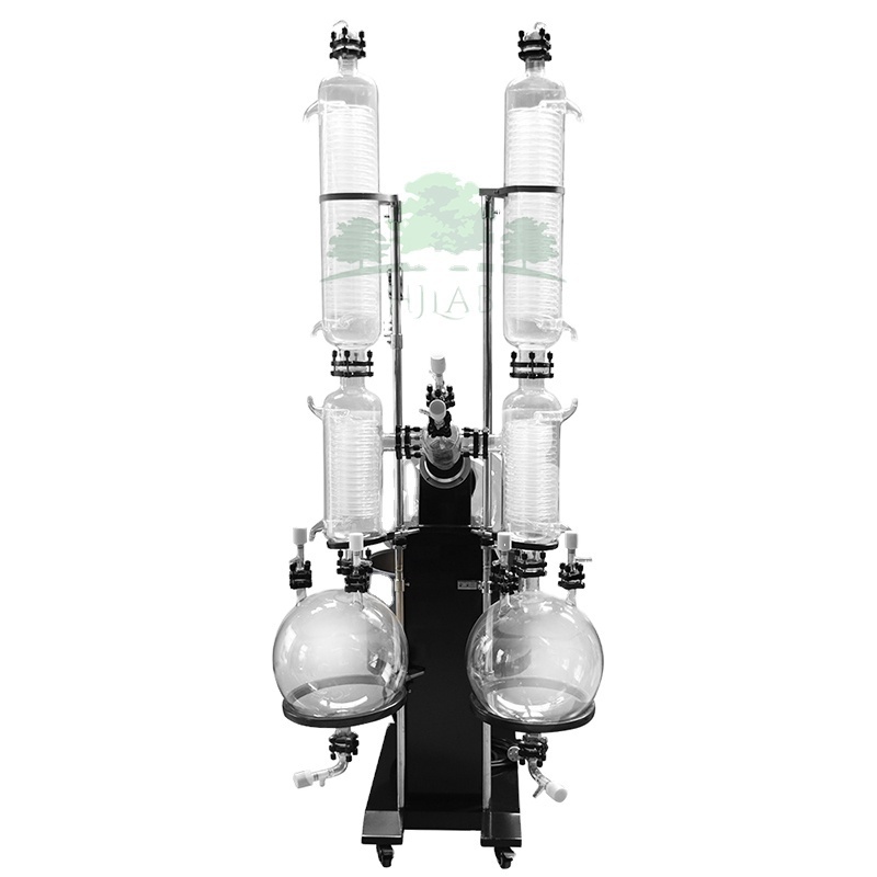 HJLab Dual design 50L Rotary Evaporator with Dual Condensers and Dual Receiving Flasks