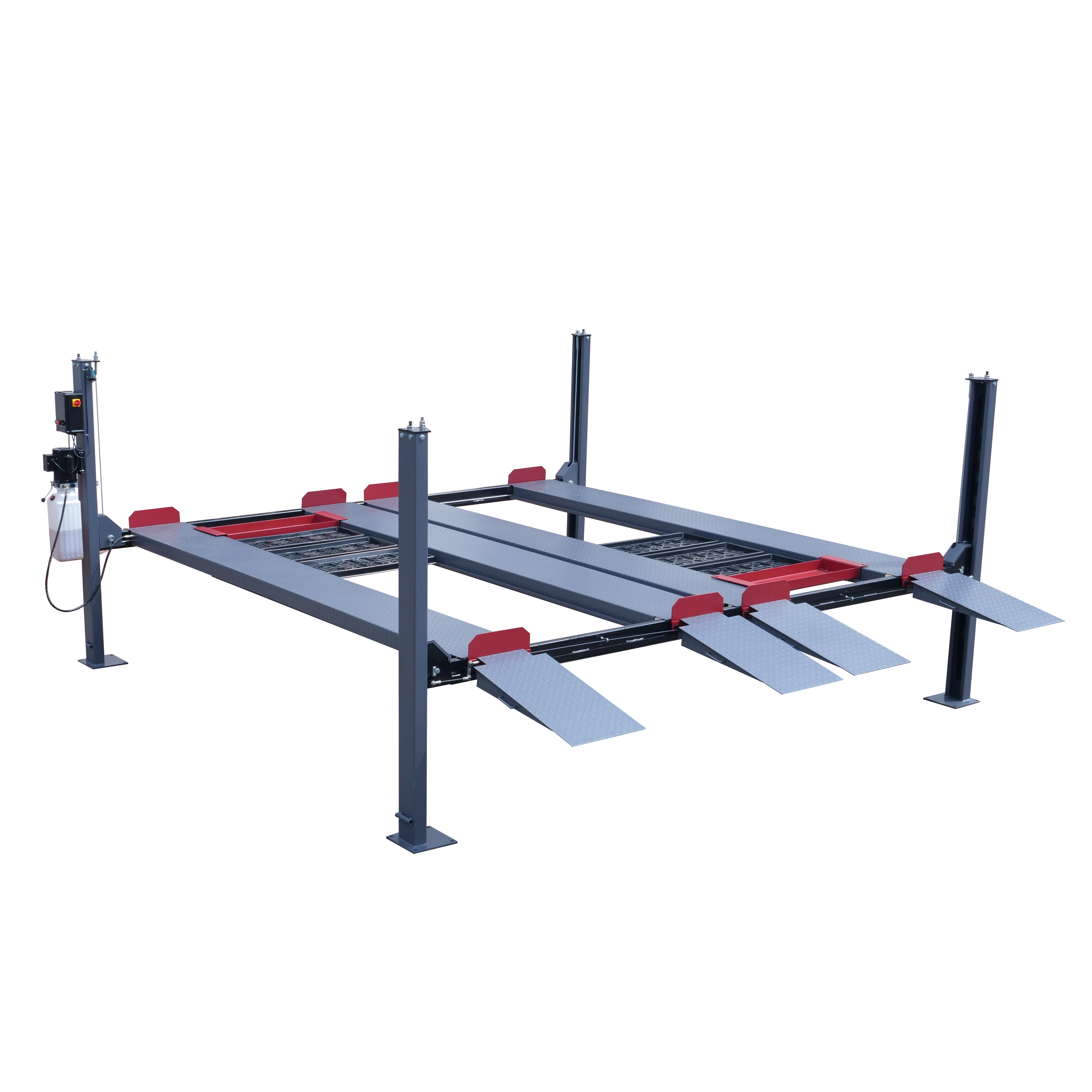 4200kg Heavy Duty Hydraulic Garage Car Parking Lift Four Post Car Lift for sale