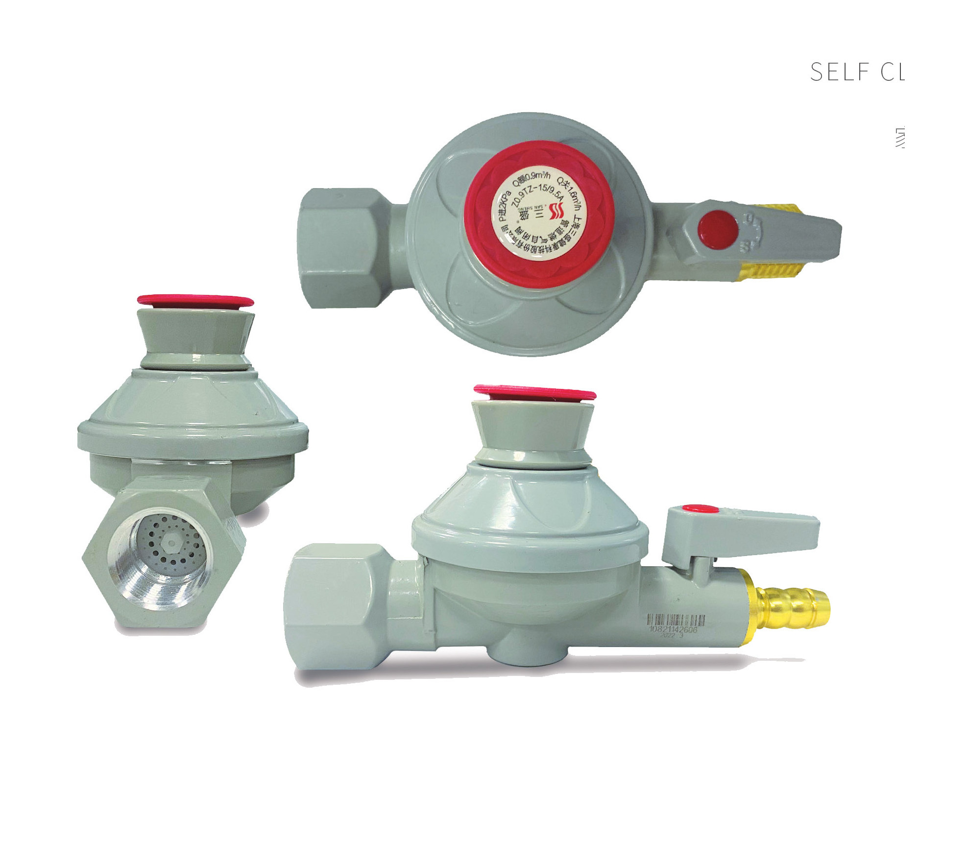 Factory wholesale price self-closing valve  kitchen gas shut off valve safety valve