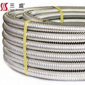 304 Corrugated Stainless Steel Tube Flexible Metal Hose Water Pipe