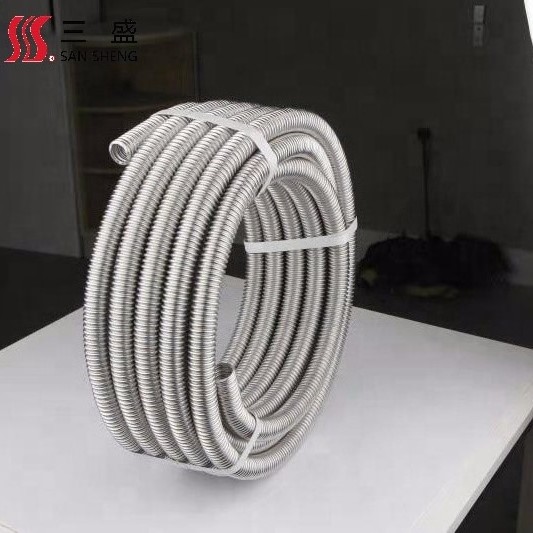 304 Corrugated Stainless Steel Tube Flexible Metal Hose Water Pipe