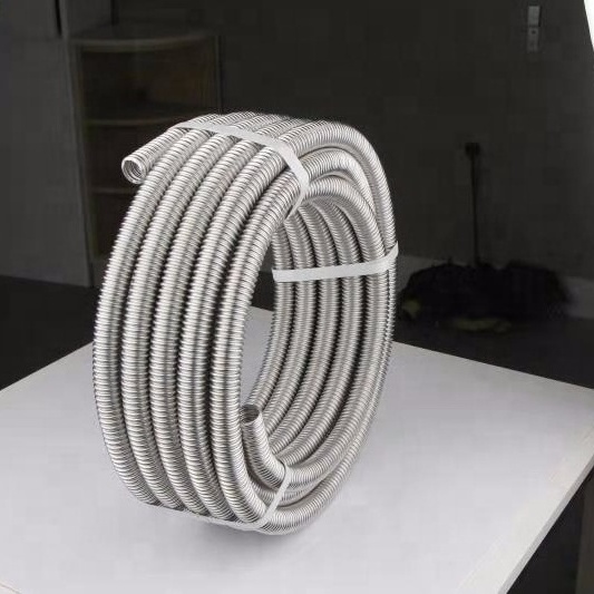 304 stainless steel corrugated water pipe fittings flex gas pipe