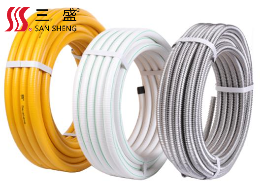 304 Corrugated Stainless Steel Tube Flexible Metal Hose Water Pipe