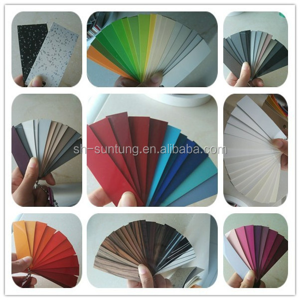 Decorative flexible plastic furniture edge trim strip