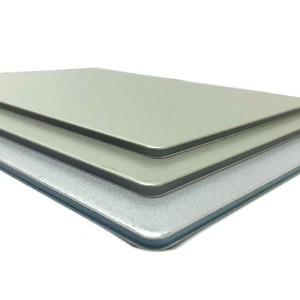 Fireproof  PE core 3mm two side Pvdf/pe Coated golden/silver mirror aluminum composite panel(ACP)