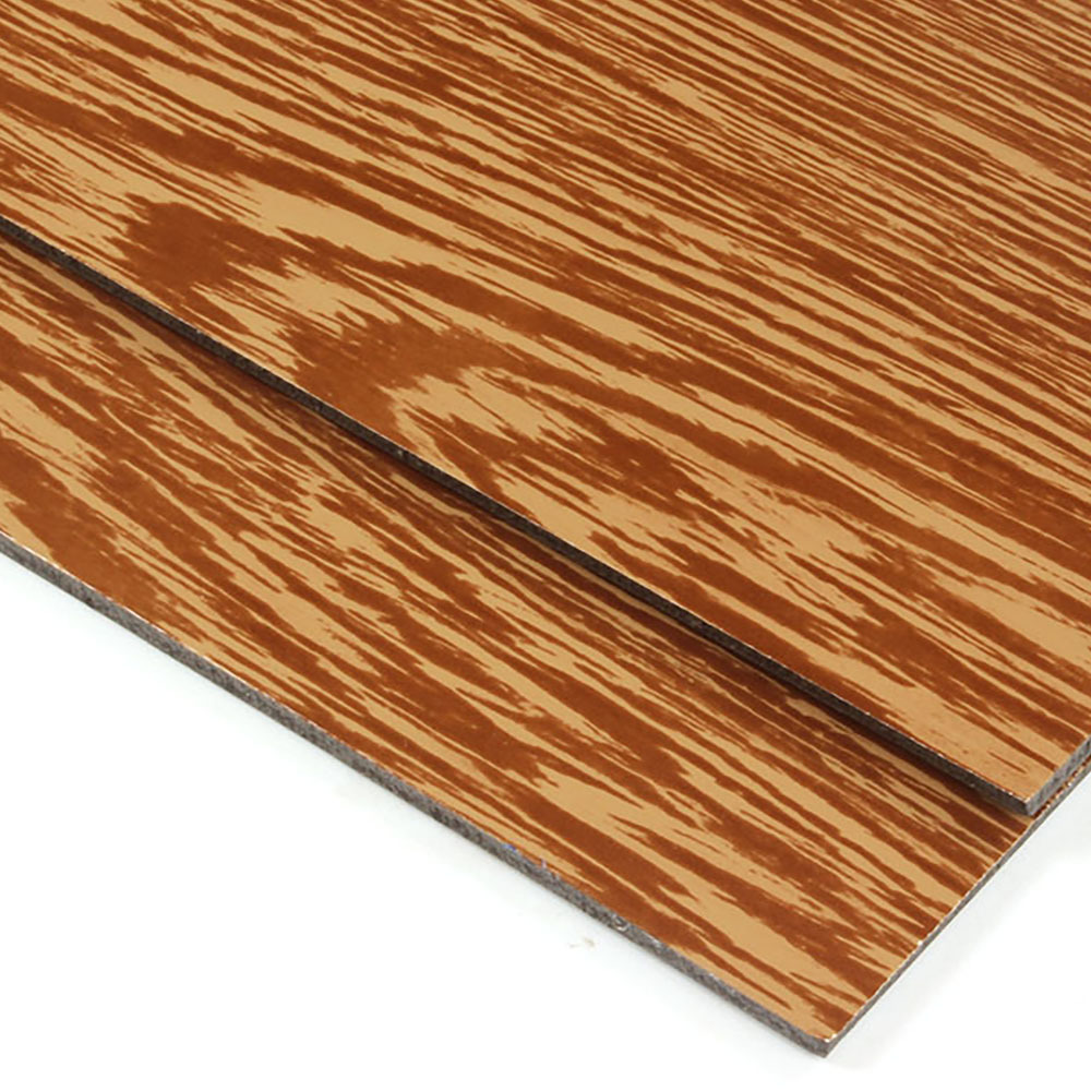 Exterior Decorative Wall Finishing Wood Grain Aluminum Siding Composite Panel Acp