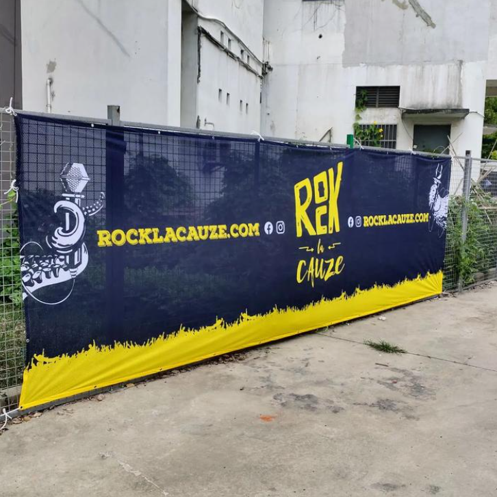 Outdoor business sports PVC vinyl mesh digital printing service sign banners