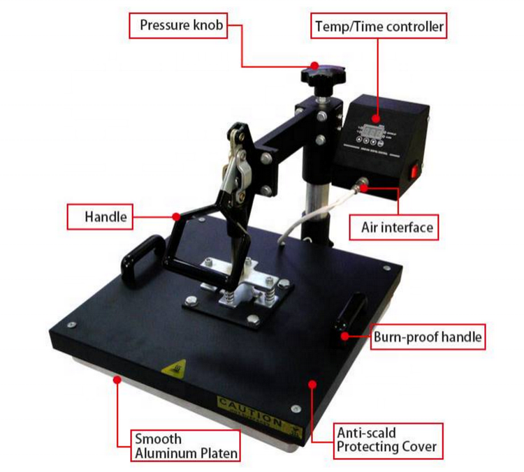 Simple Swing Away heat press machine