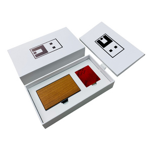 Custom luxury premium cards packaging rigid sleeve drawer gift box with cut out foam insert and pull out ribbon