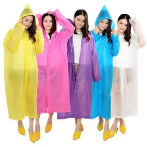 EVA PVC Rain Poncho Cheap Custom Raincoat With Logo Womens Knitted Clear Plastic Ponchos Men Waterproof Ponchos