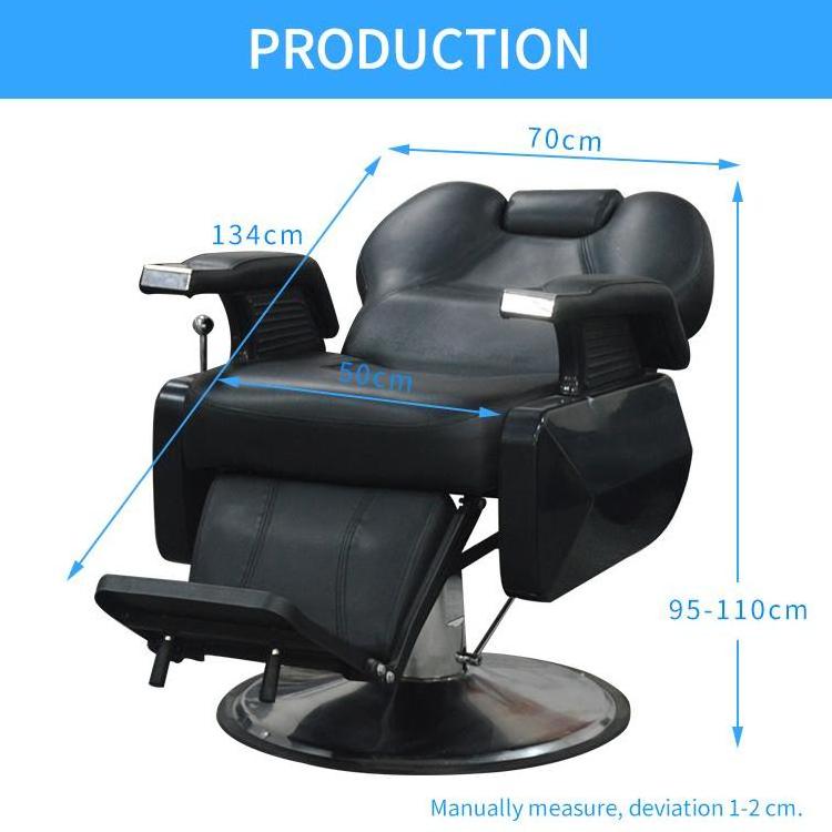 Black antique salon equipment recliner hydraulic pump woman haircut all purpose buy cheap price Hair Salon barber Chair