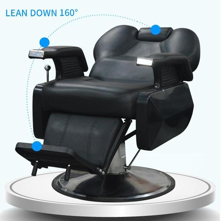 Black antique salon equipment recliner hydraulic pump woman haircut all purpose buy cheap price Hair Salon barber Chair