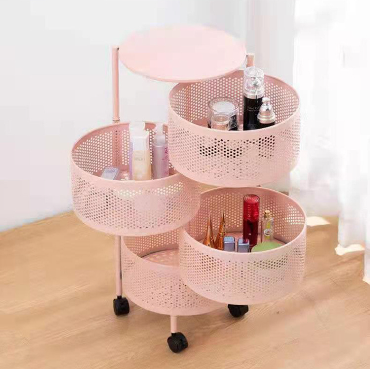 Multifunction Metal Shelves Office & Racks unique bathroom vegetable or Fruit Makeup jars Storage Holder Kitchen Organizer