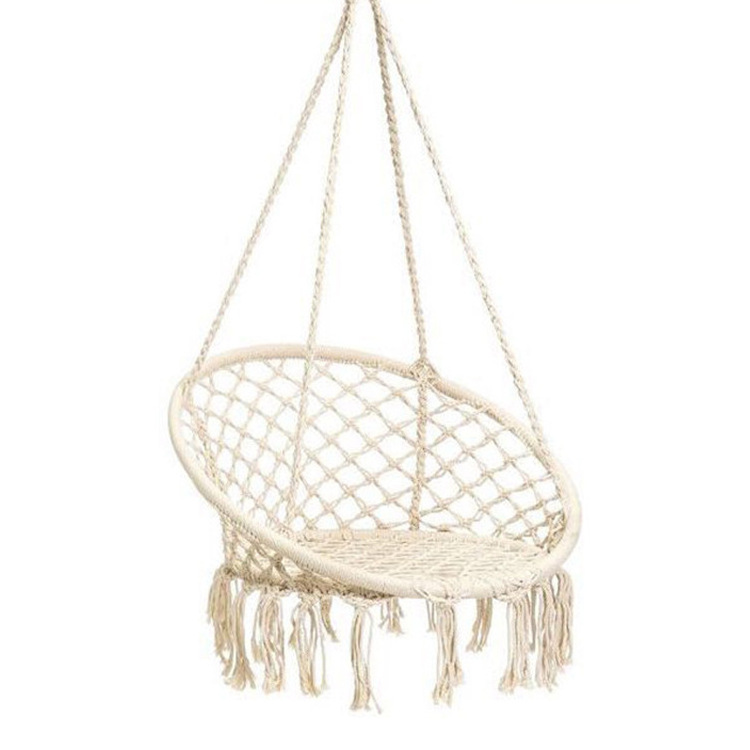 Outdoor ceiling egg hanging chair garden modern pe rattan nest patio rotan aluminium chair woven rope swing chairs with canopy