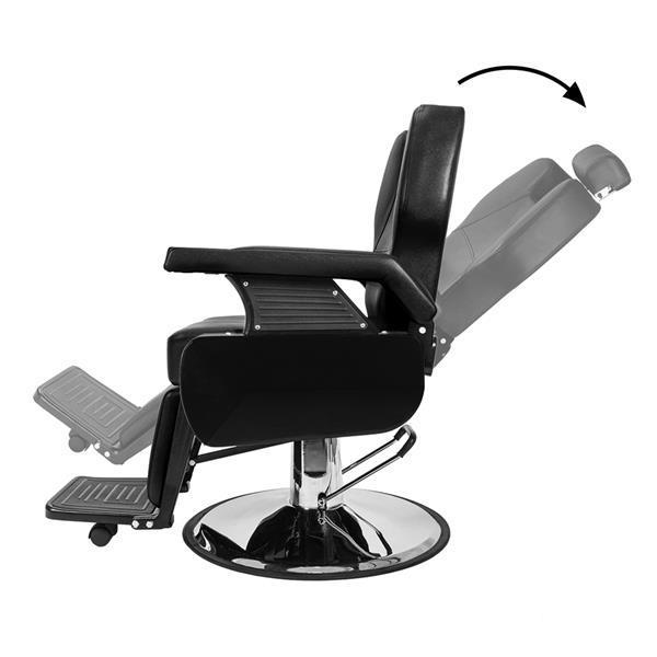 Professional Manufacturer's Hydraulic Reclining Barber Chairs Metal Beauty Equipment and Furniture Supplies for Salon Use