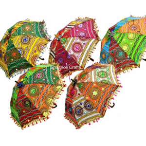 Indian Handmade Wedding Parasols Vintage Decor Umbrella Indian Parasol Decorative Sun Umbrella