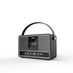 2024 hot seller alarm clock speaker low price factory wholesale OEM portable bluetooth speaker