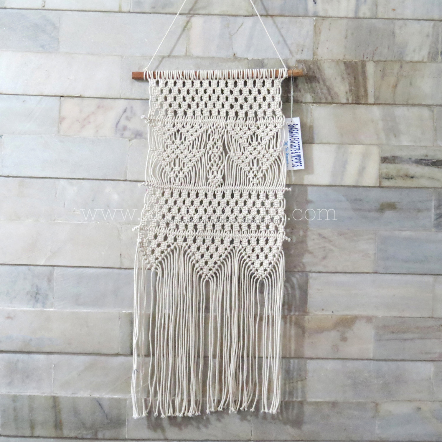 Personalized Wall Decoration for Living Room Cotton Rope Macrame Wall Hangings at cheap price