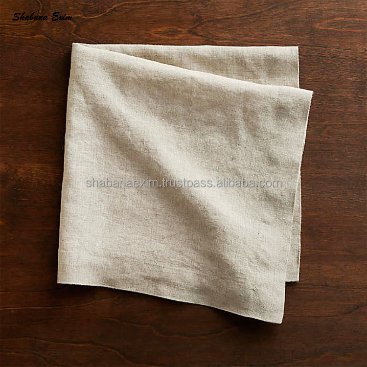 Cloth Linen Napkins in Bulk Custom Print Blank Classic - Style Kitchen Tableware Napkins 100% Cotton Kitchen Napkin