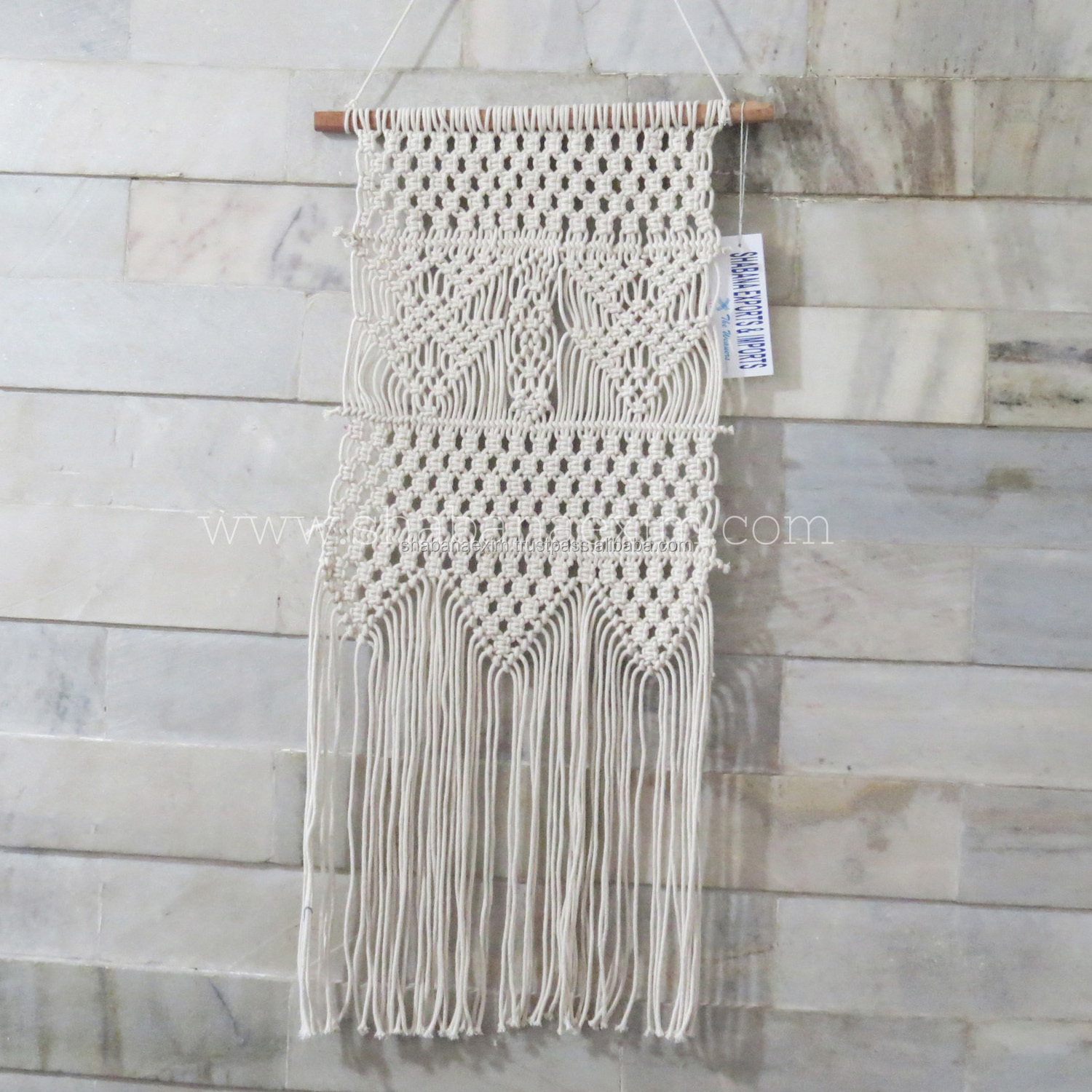 Personalized Wall Decoration for Living Room Cotton Rope Macrame Wall Hangings at cheap price