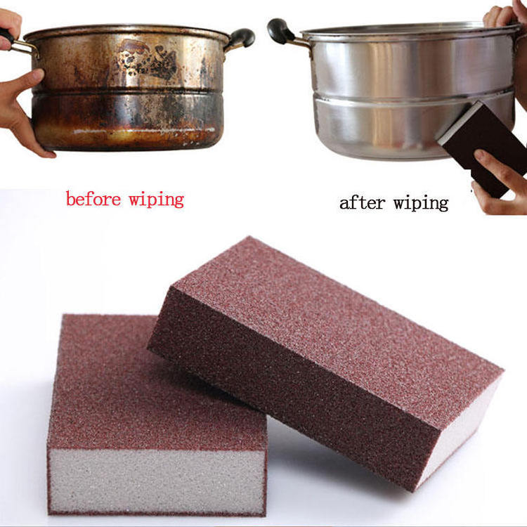 Magic Sponge Kitchen Pot Rust Clean Brush Eraser Multifunctional Divisible Sponge Cleaning Brush