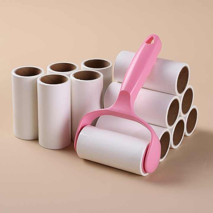 travel clothes pink sticky lint roller pet hair remover lint roller