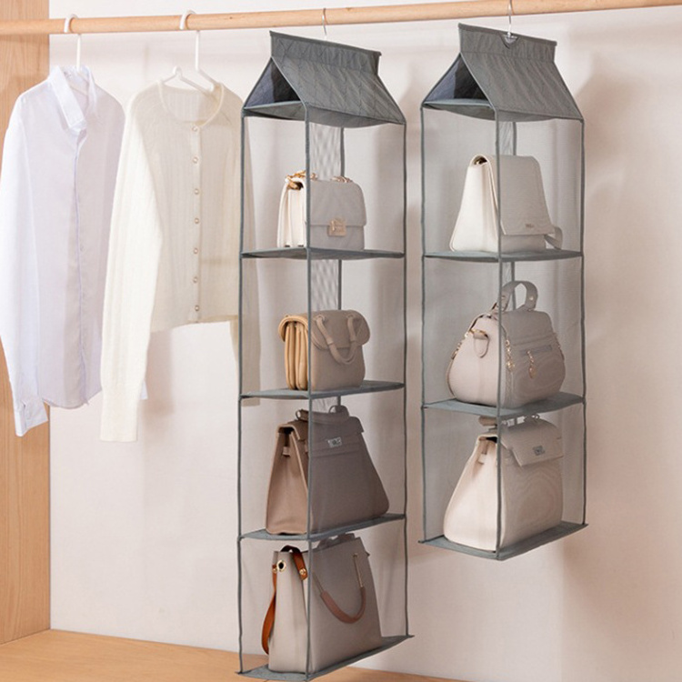 Hanging Shelf Clothing Handbag Storage Hanging Shelves Closet Organizer