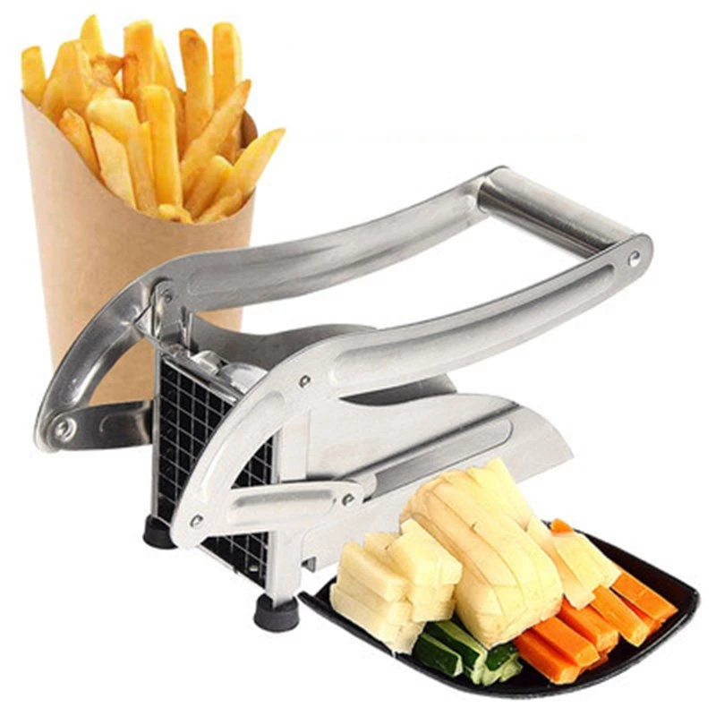 Stainless Steel Dicer Cutting Machine Manual Potato Chips Maker Cutter French Fries Slicer