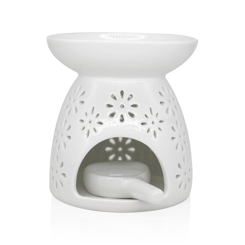 Porcelain Tea Light Essential Oils Ceramic Scented Candle Melts Warmer Wax Incense Burners