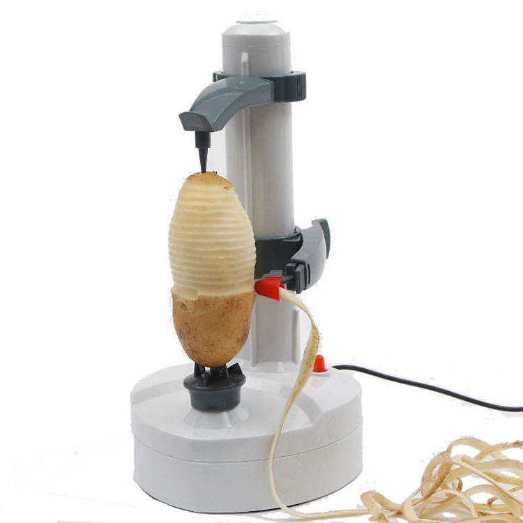 Electric Spiral Fruit Potato Vegetable Peeling Easy Operated Stainless Steel Automatic Apple Peeler