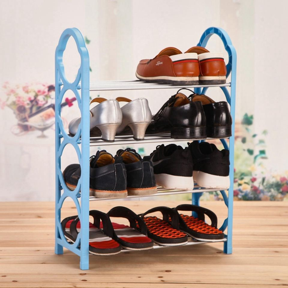 4 Layers simple home shoe cabinet space saving dormitory bedroom shoe rack