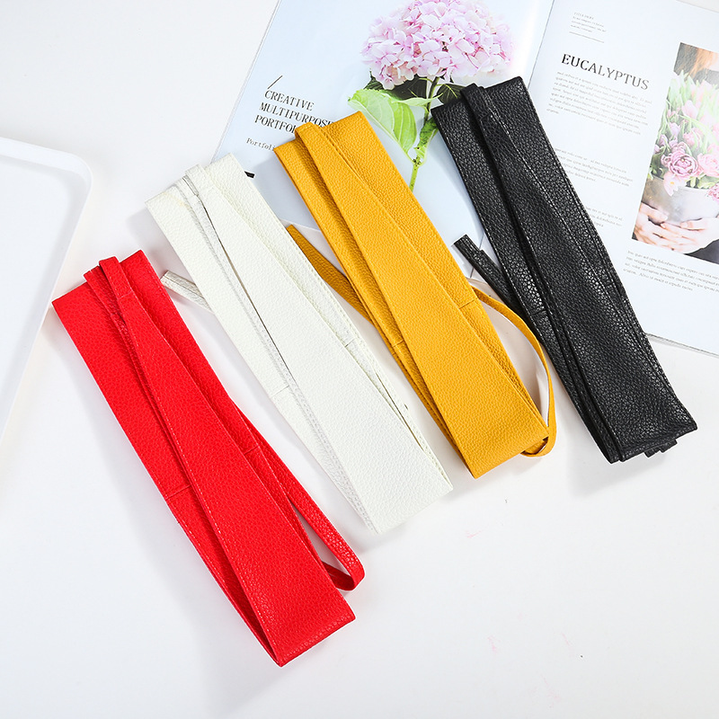 Factory Outlet Fashion Pu Leather Women Belts Wide Elastic Waist Belt For Dress