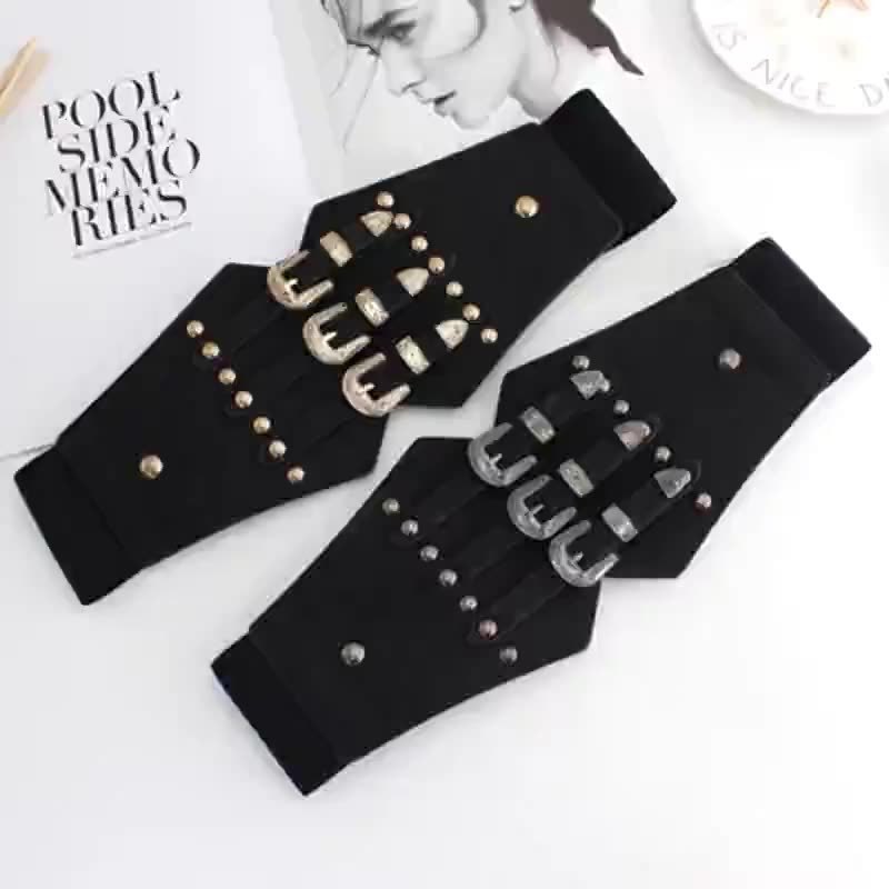 Hot Selling Corset Wide Belts Pu Leather Slimming Body Belts For Women Elastic Waist Belts