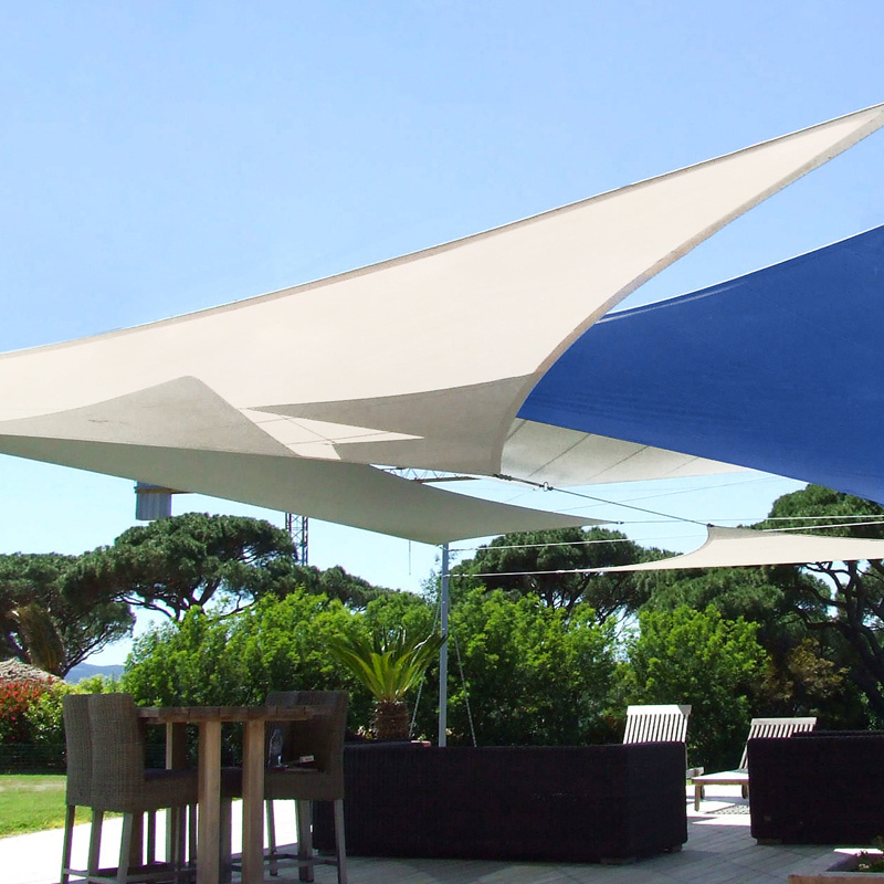 Sanjian Waterproof Outdoor Canopy Balcony Beach Sun Retractable Sail Shade