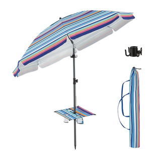 7FT 8.5FT Outdoor Waterproof UV50+ Oxford Fabric Adjustable Tilt Hook Up Folding Table Tommy Bahama Sun Beach Umbrella Parasols