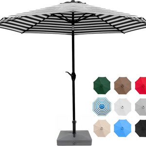 Heavy Duty Market Umbrella Cheap Wholesale Outdoor Furniture Modern 9 Foot Big Pool Garden Table Market Umbrellas For Restaurant