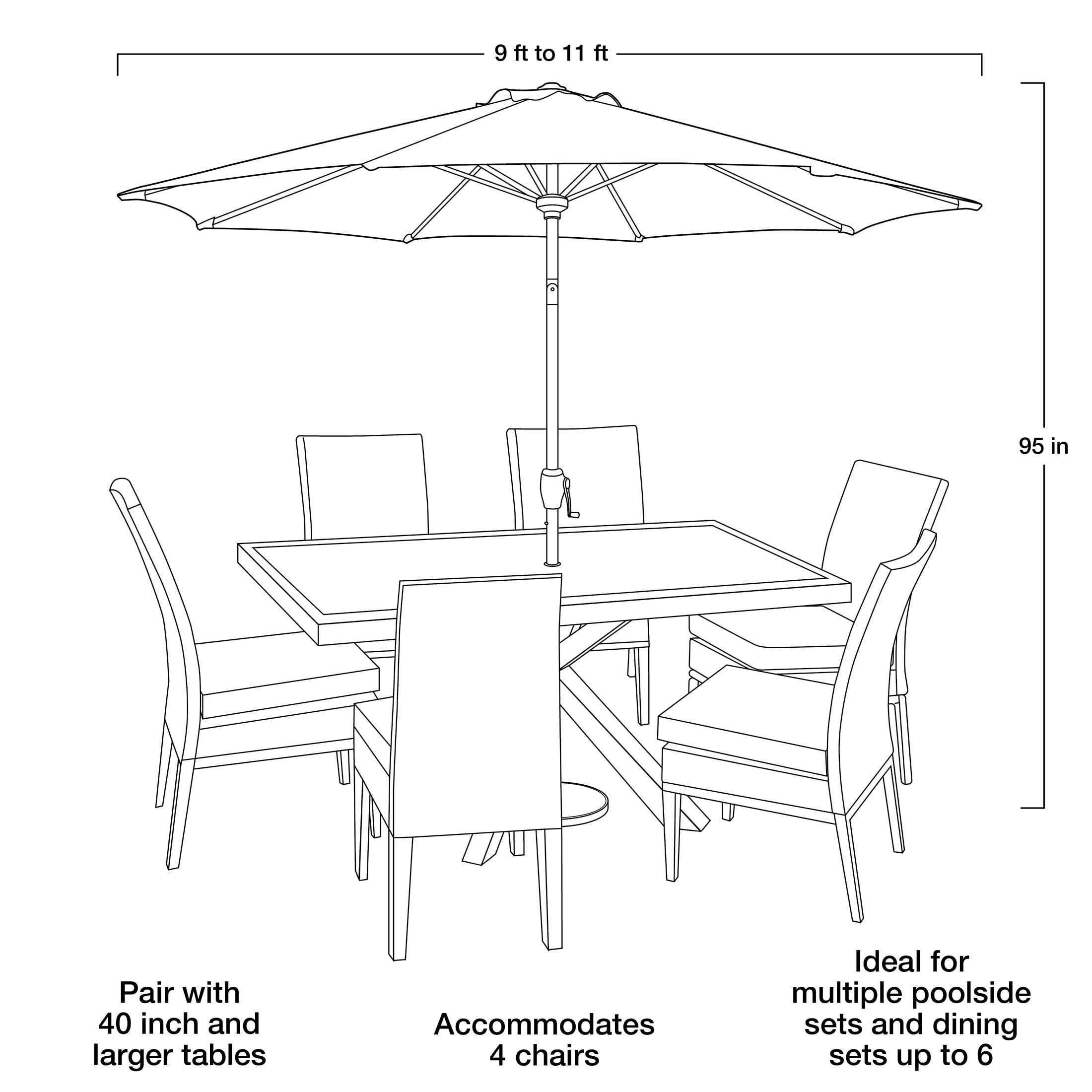 9ft waterproof outdoor garden patio Umbrella With Push Button Tilt And Crank,market umbrella Parasols with base For Garden Table