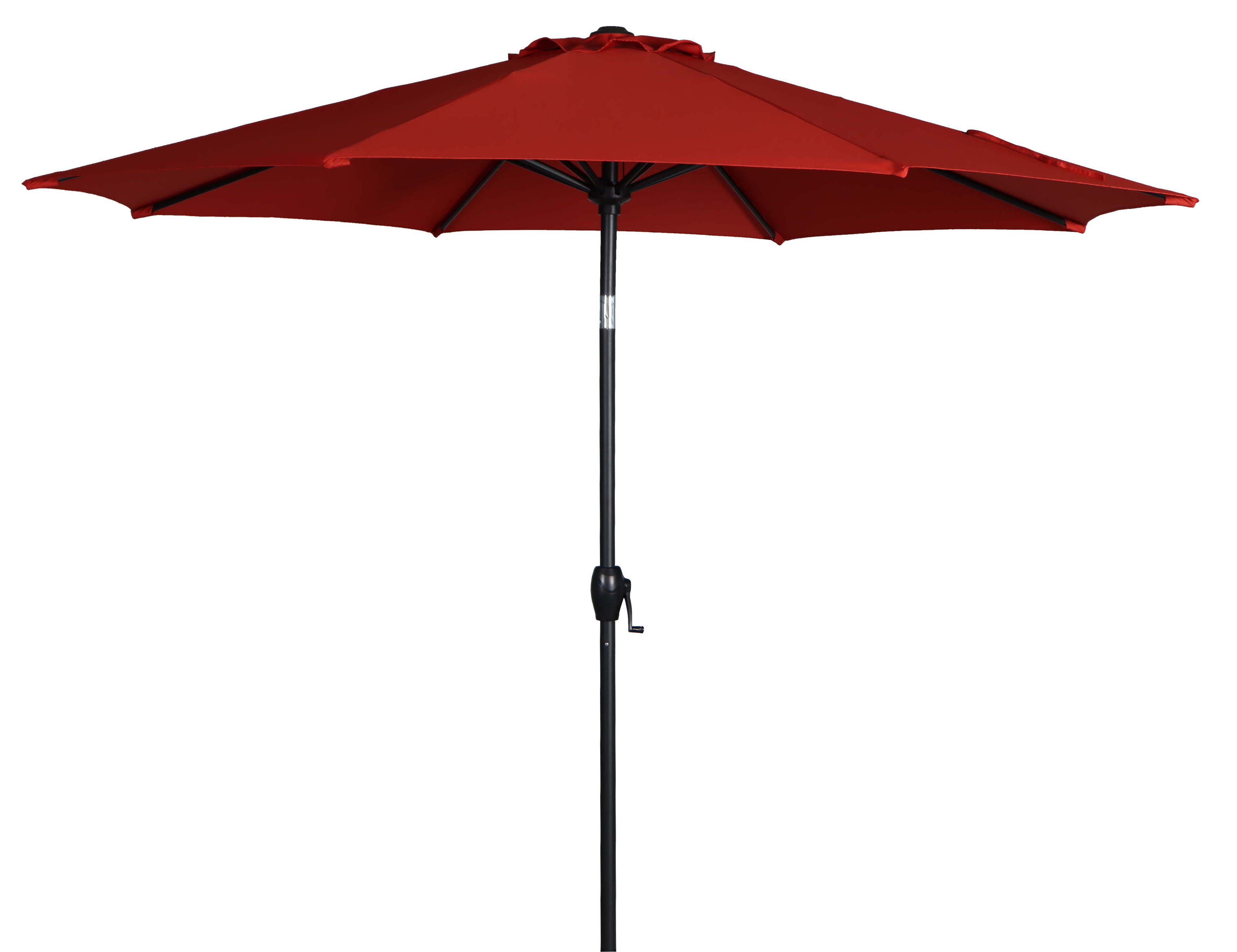 9ft waterproof outdoor garden patio Umbrella With Push Button Tilt And Crank,market umbrella Parasols with base For Garden Table