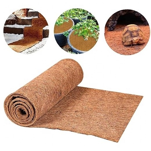 Natural Coconut Fiber mats Coconut Coir Liner Sheets for Planter Window Box Flower Basket Garden Decoration Animal Pet