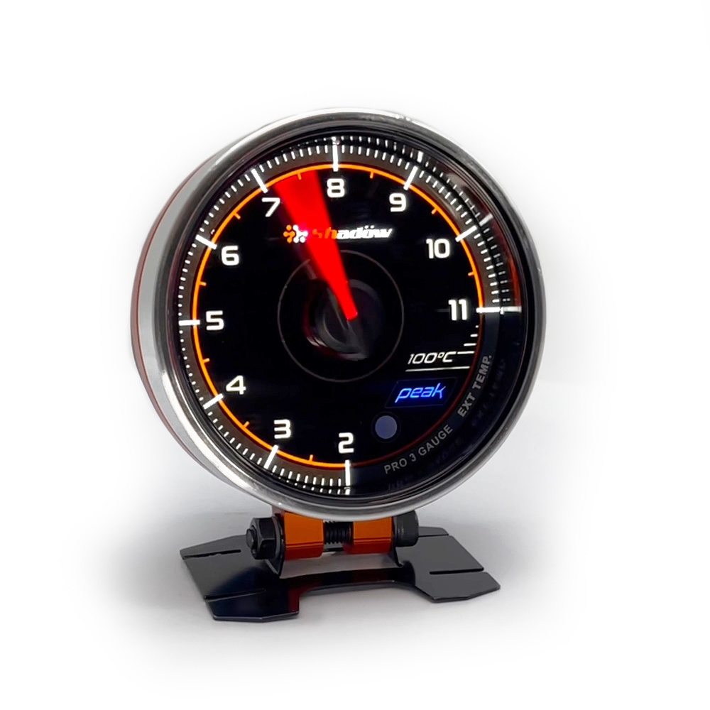 Taiwan Supplier Racing Car Egt Gauge 2.5 inch 60mm and Smoked Black Face Electrical Egt Pyrometer Gauge