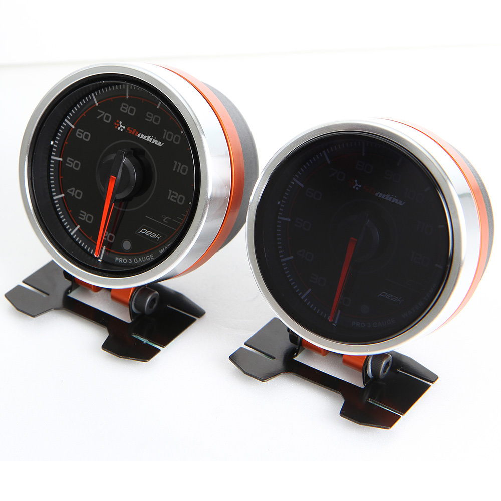 Taiwan Supplier Racing Car Egt Gauge 2.5 inch 60mm and Smoked Black Face Electrical Egt Pyrometer Gauge