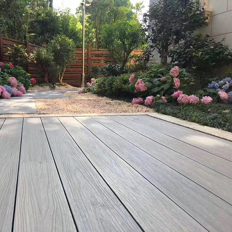 2024 New Product Anti-Uv Waterproof Wood Plastic Flooring Anti-Slip Outdoor Terrace Floor Wpc Composite Decking